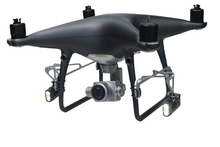 Laden Sie das Bild in den Galerie-Viewer, Roboterwerk - Phantom 4 Double MONA 700 Doppelscheinwerfer und Positionslicht mit 4x LED Strahler bis zu 1400 Lumen (für Pro, Advanced, Pro Obsidian, V2.0, RTK), bis zu 1400 Lumen, neigbar