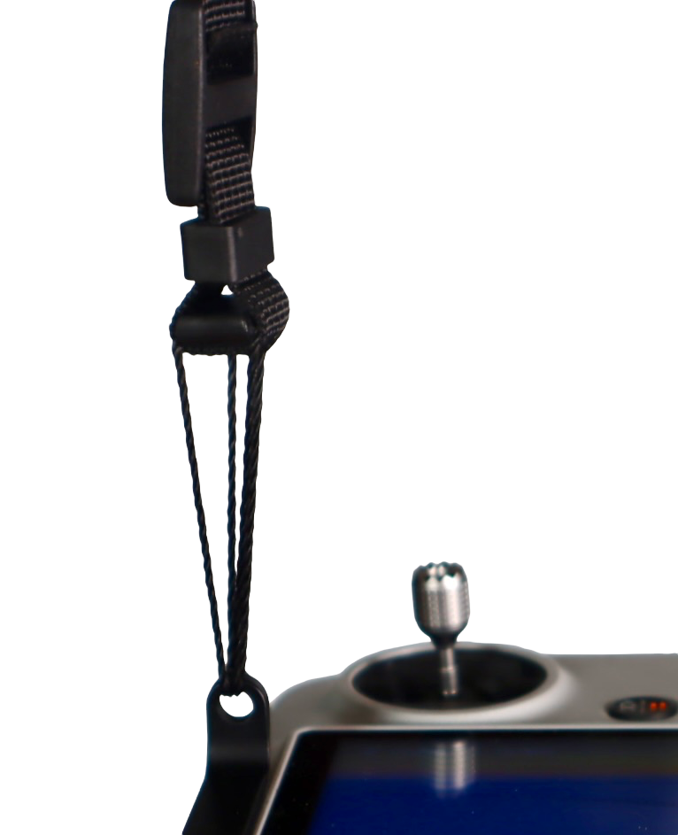 CQT Halsband Für DJI RC / RC 2 Fernbedienung – Verstellbares Umhängeband Mit 3 Haken Aus PU-Leder
